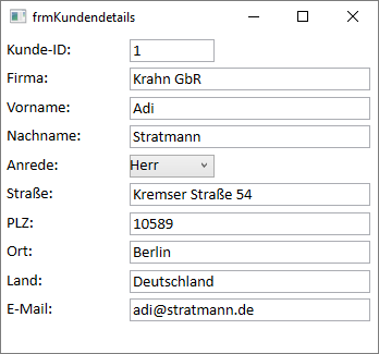 Fenster ohne Schaltflächen zum Blättern