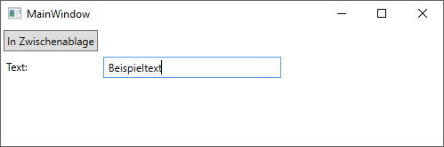Text aus einem Textfeld in die Zwischenablage kopieren