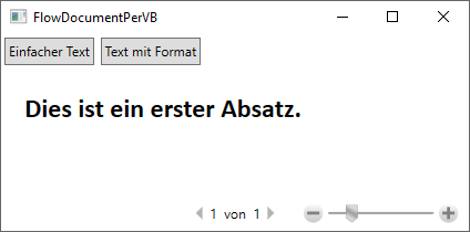 Text mit Formatierungen