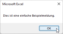 Einfache Meldung