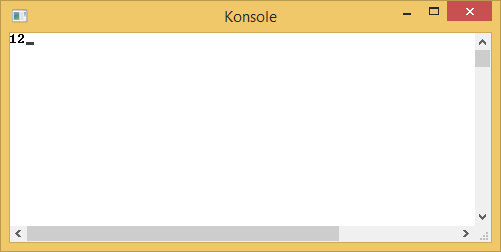 Ausgabe zweier Write-Anweisungen