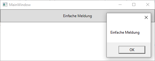 MessageBox mit WPF