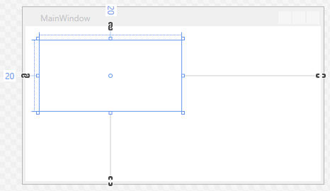 Ein aus der Toolbox hinzugefügtes Grid-Element