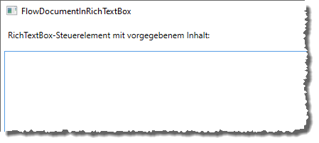 Geleertes RichTextBox-Steuerelement
