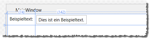 Textfeld mit Bezeichnungsfeld