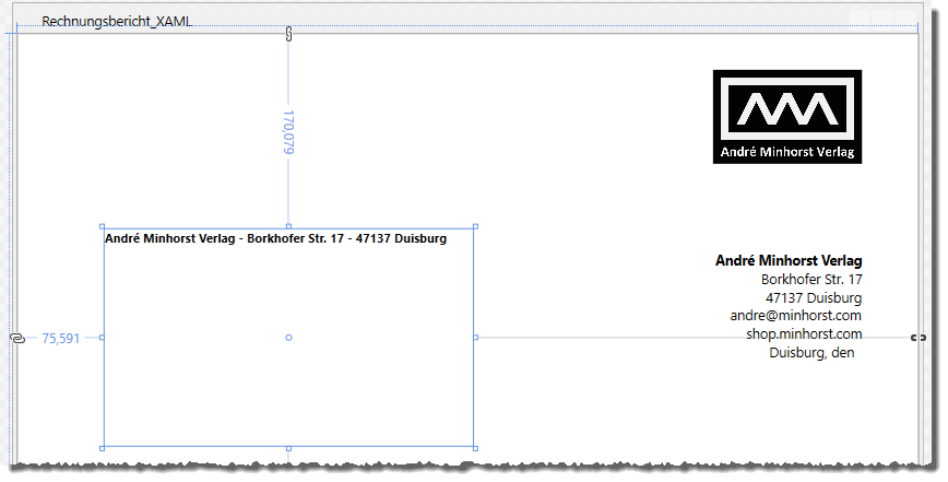 Hinzufügen des Adressblocks