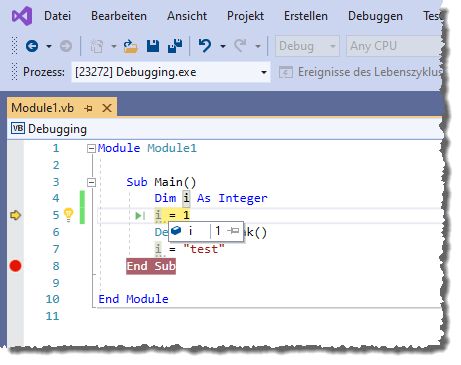 Auslesen von Variableninhalten