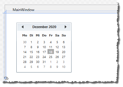 Das Calendar-Steuerelement