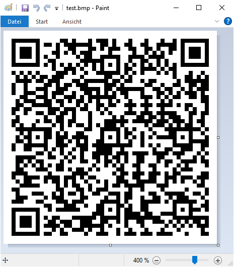 Beispiel für einen EPC-QR-Code