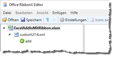 Bild für das Ribbon hinzufügen
