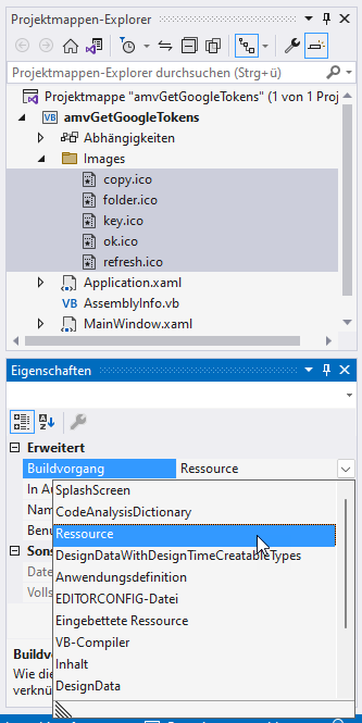 Einstellen der Bilddatei-Eigenschaften