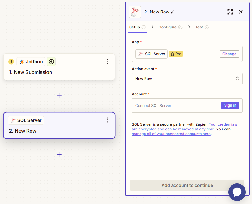 Anpassen der Aktion des Zaps