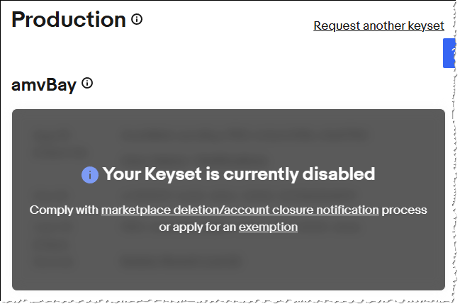 Das Keyset ist aktuell deaktiviert.