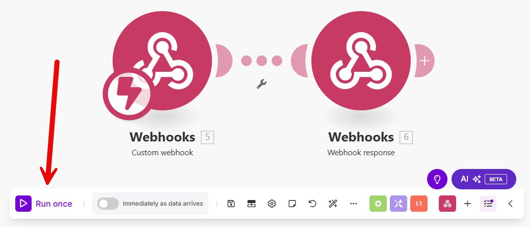 Starten der Automation